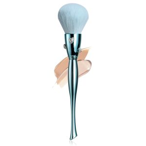 BS-MALL Makeup Brushes – Luxurious Handcrafted Diamond-Embedded Handles, Premium Synthetic Bristles, Perfect for Foundation and Powder Classic Elegant Design Premium Synthetic Powder Blush Brush