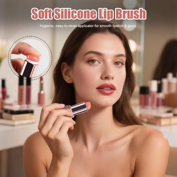 Makeup Sponge Set BS-MALL Triangle Puff 16 Pcs with Lip Brush Powder Brush for Liquid, Cream, and Powder, Multi-colored Makeup Sponges and Mini Sponge with Clear Case - Image 6